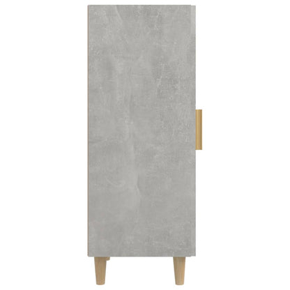 Příborník Betonově Šedý 34,5 X 34 X 90 Cm Kompozitní Dřevo