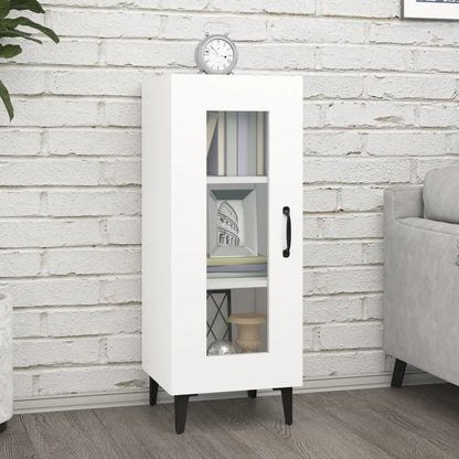 Příborník Betonově Šedý 34,5 X 34 X 90 Cm Kompozitní Dřevo