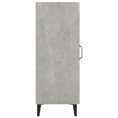 Příborník Betonově Šedý 34,5 X 34 X 90 Cm Kompozitní Dřevo