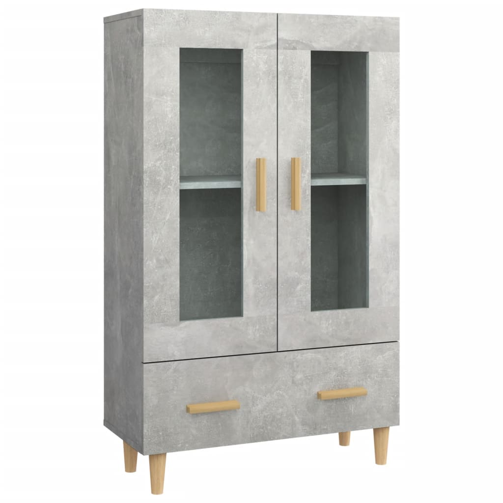Komoda Betonově Šedá 70 X 31 X 115 Cm Kompozitní Dřevo