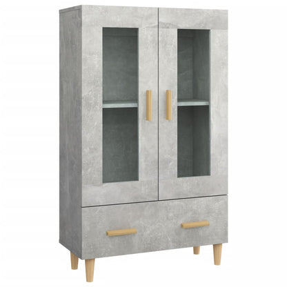 Komoda Betonově Šedá 70 X 31 X 115 Cm Kompozitní Dřevo