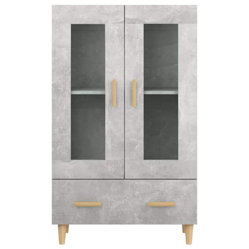 Komoda Betonově Šedá 70 X 31 X 115 Cm Kompozitní Dřevo