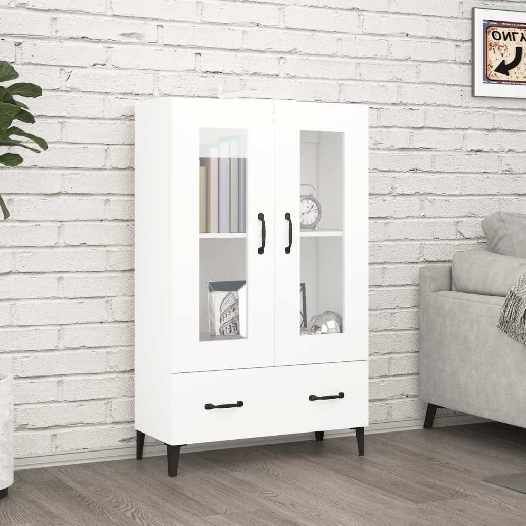 Komoda Betonově Šedá 70 X 31 X 115 Cm Kompozitní Dřevo