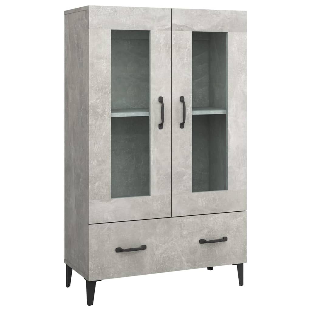 Komoda Betonově Šedá 70 X 31 X 115 Cm Kompozitní Dřevo