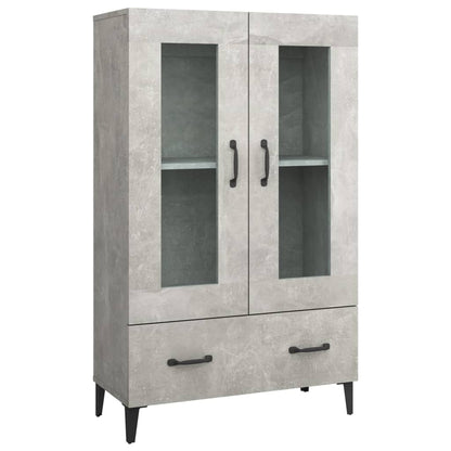 Komoda Betonově Šedá 70 X 31 X 115 Cm Kompozitní Dřevo