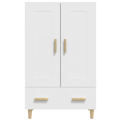 Komoda Bílá 70 X 31 X 115 Cm Kompozitní Dřevo