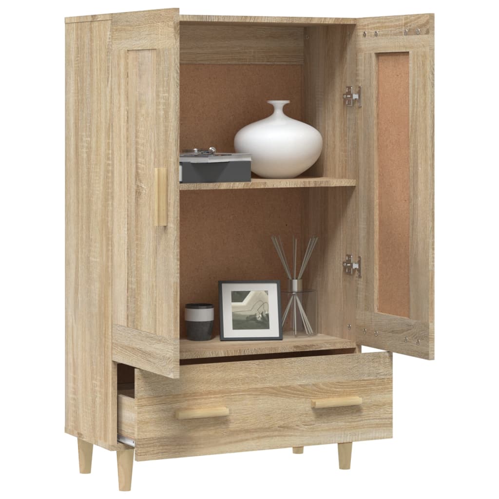 Komoda Dub Sonoma 70 X 31 X 115 Cm Kompozitní Dřevo