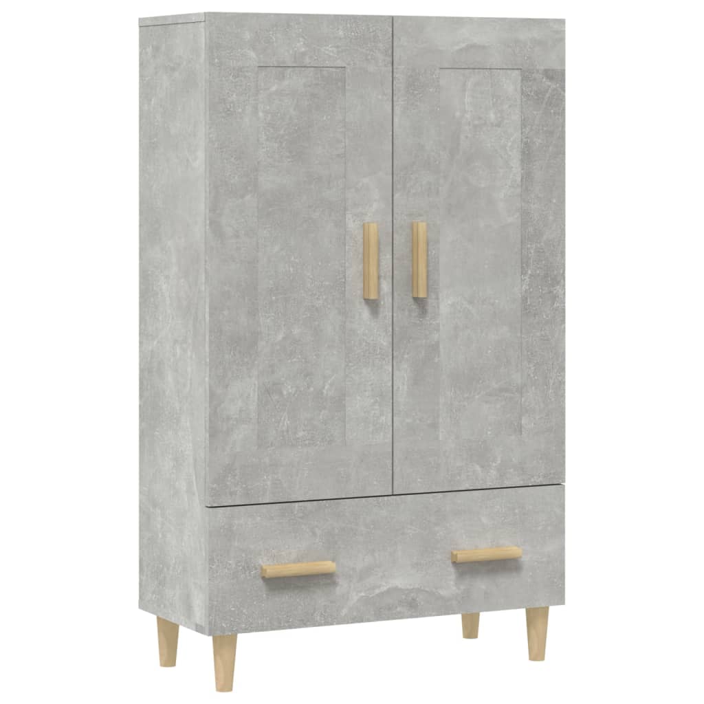 Komoda Betonově Šedá 70 X 31 X 115 Cm Kompozitní Dřevo