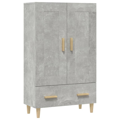 Komoda Betonově Šedá 70 X 31 X 115 Cm Kompozitní Dřevo