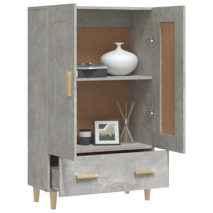 Komoda Betonově Šedá 70 X 31 X 115 Cm Kompozitní Dřevo