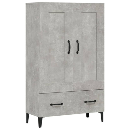 Komoda Betonově Šedá 70 X 31 X 115 Cm Kompozitní Dřevo