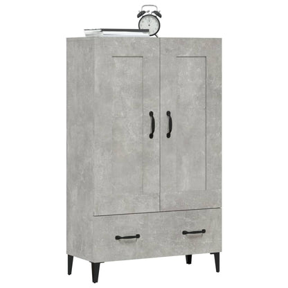Komoda Betonově Šedá 70 X 31 X 115 Cm Kompozitní Dřevo