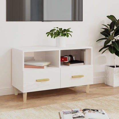 Tv Skříňka 80 X 36 X 50 Cm Kompozitní Dřevo