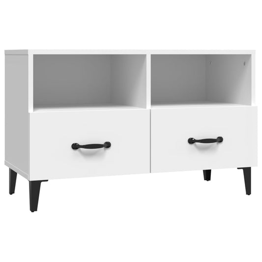 Tv Skříňka 80 X 36 X 50 Cm Kompozitní Dřevo