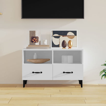 Tv Skříňka 80 X 36 X 50 Cm Kompozitní Dřevo