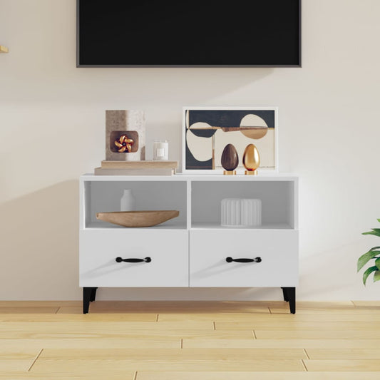 Tv Skříňka 80 X 36 X 50 Cm Kompozitní Dřevo
