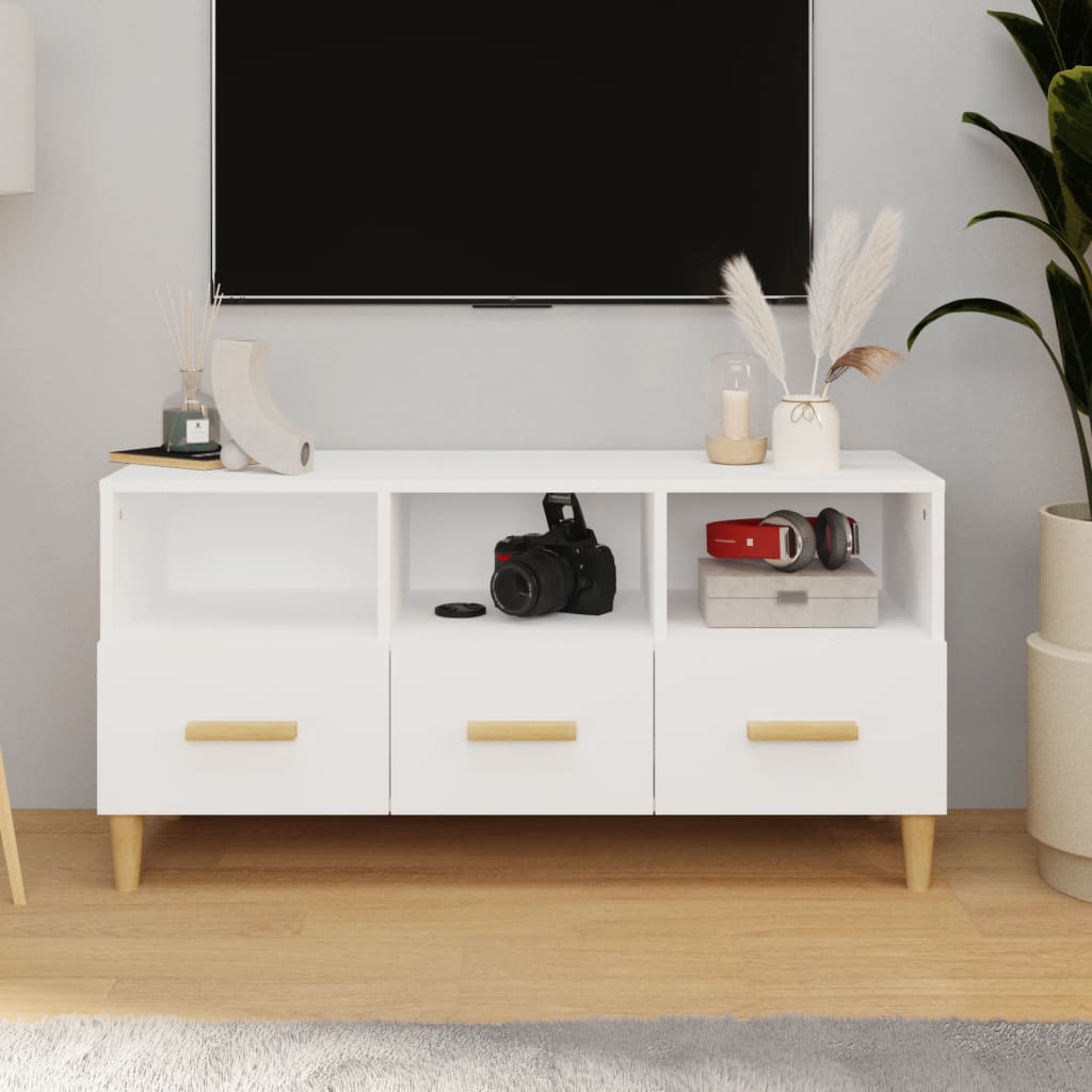 Tv Skříňka 102 X 36 X 50 Cm Kompozitní Dřevo