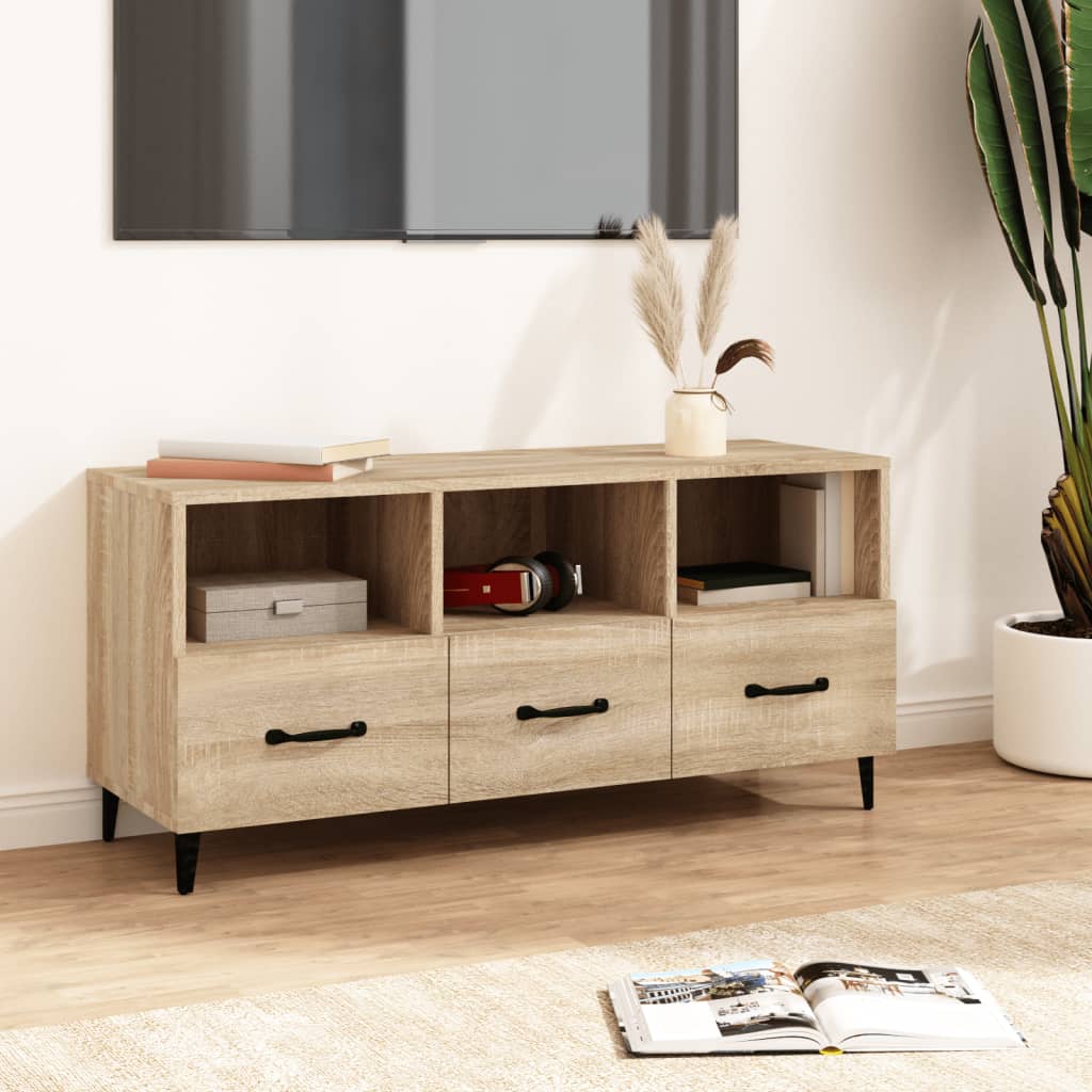 Tv Skříňka 102 X 35 X 50 Cm Kompozitní Dřevo