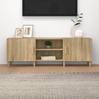 Tv Skříňka Šedá Sonoma 150 X 30 X 50 Cm Kompozitní Dřevo