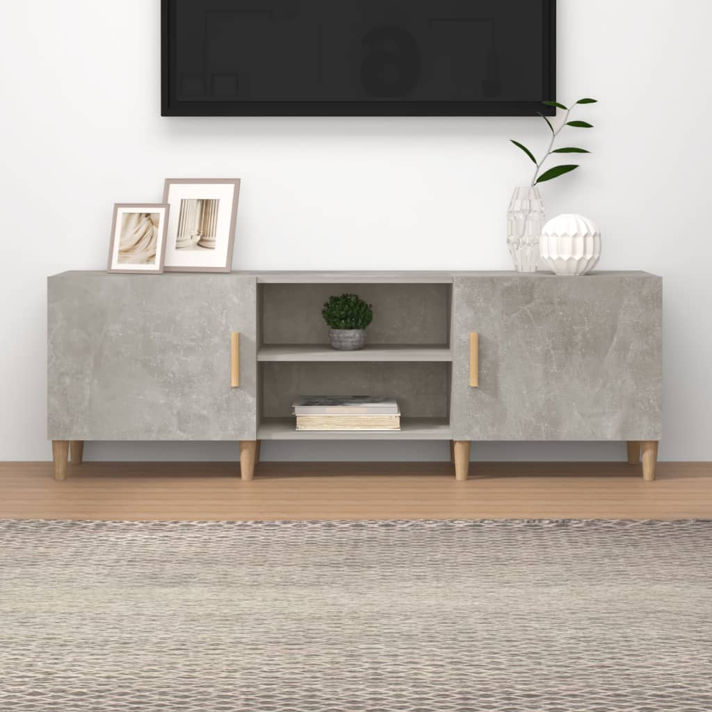Tv Skříňka Šedá Sonoma 150 X 30 X 50 Cm Kompozitní Dřevo