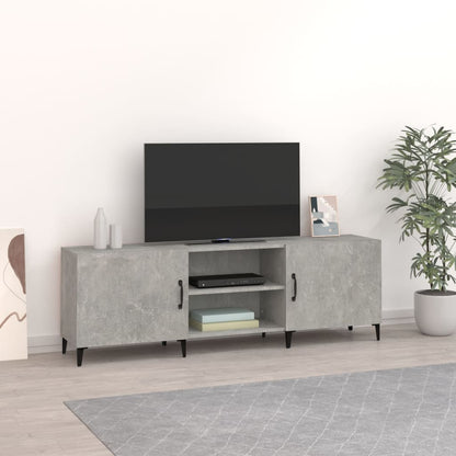 Tv Skříňka Betonově Šedá 150 X 30 X 50 Cm Kompozitní Dřevo