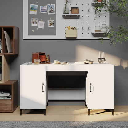 Psací Stůl Betonově Šedý 140 X 50 X 75 Cm Kompozitní Dřevo