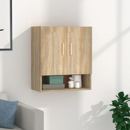 Nástěnná Skříňka Šedá Sonoma 60 X 31 X 70 Cm Kompozitní Dřevo