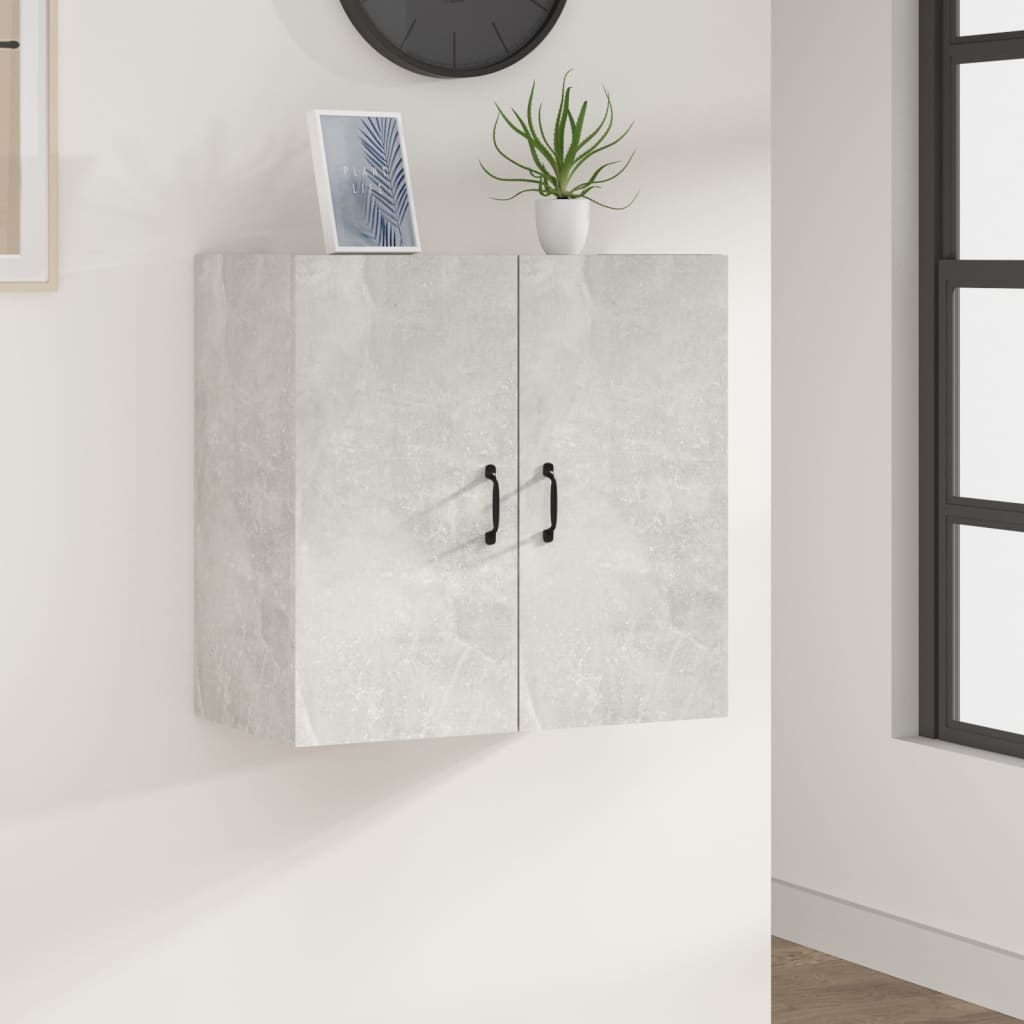Nástěnná Skříňka Betonově Šedá 60 X 31 X 60 Cm Kompozitní Dřevo