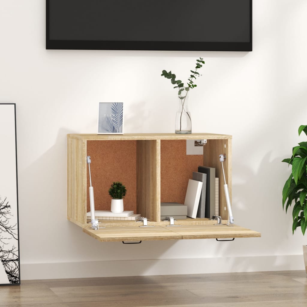 Nástěnná Skříňka Dub Sonoma 60 X 36,5 X 35 Cm Kompozitní Dřevo