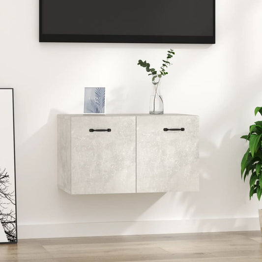 Nástěnná Skříňka Betonově Šedá 60X36,5X35 Cm Kompozitní Dřevo