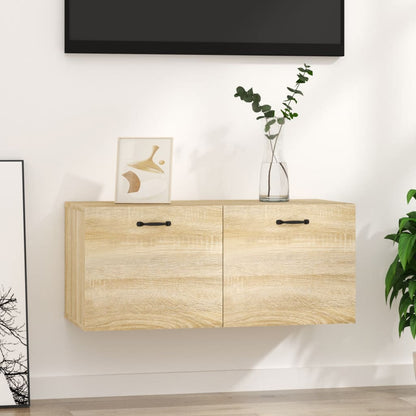 Nástěnná Skříňka Dub Sonoma 80 X 36,5 X 35 Cm Kompozitní Dřevo