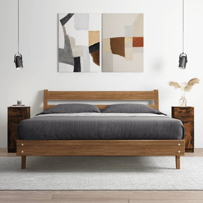 Příborníky 2 Ks Bílé 30 X 30 X 70 Cm Kompozitní Dřevo