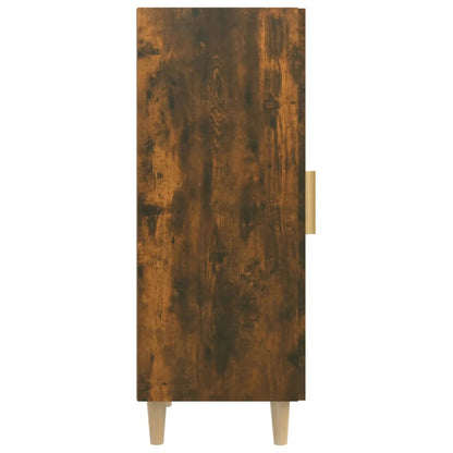 Příborník Kouřový Dub 34,5 X 34 X 90 Cm Kompozitní Dřevo