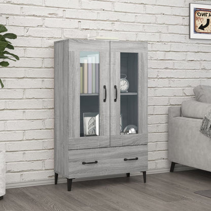 Komoda Betonově Šedá 70 X 31 X 115 Cm Kompozitní Dřevo