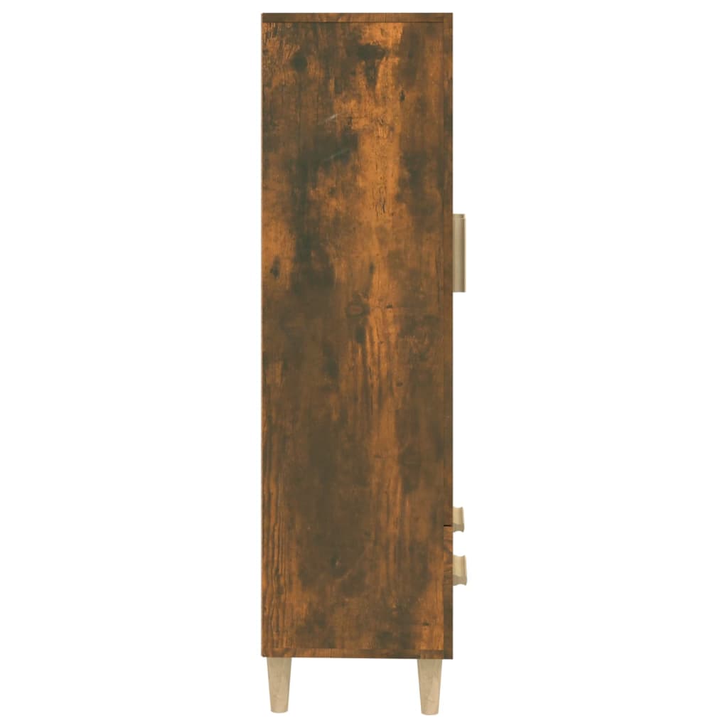 Komoda Kouřový Dub 70 X 31 X 115 Cm Kompozitní Dřevo