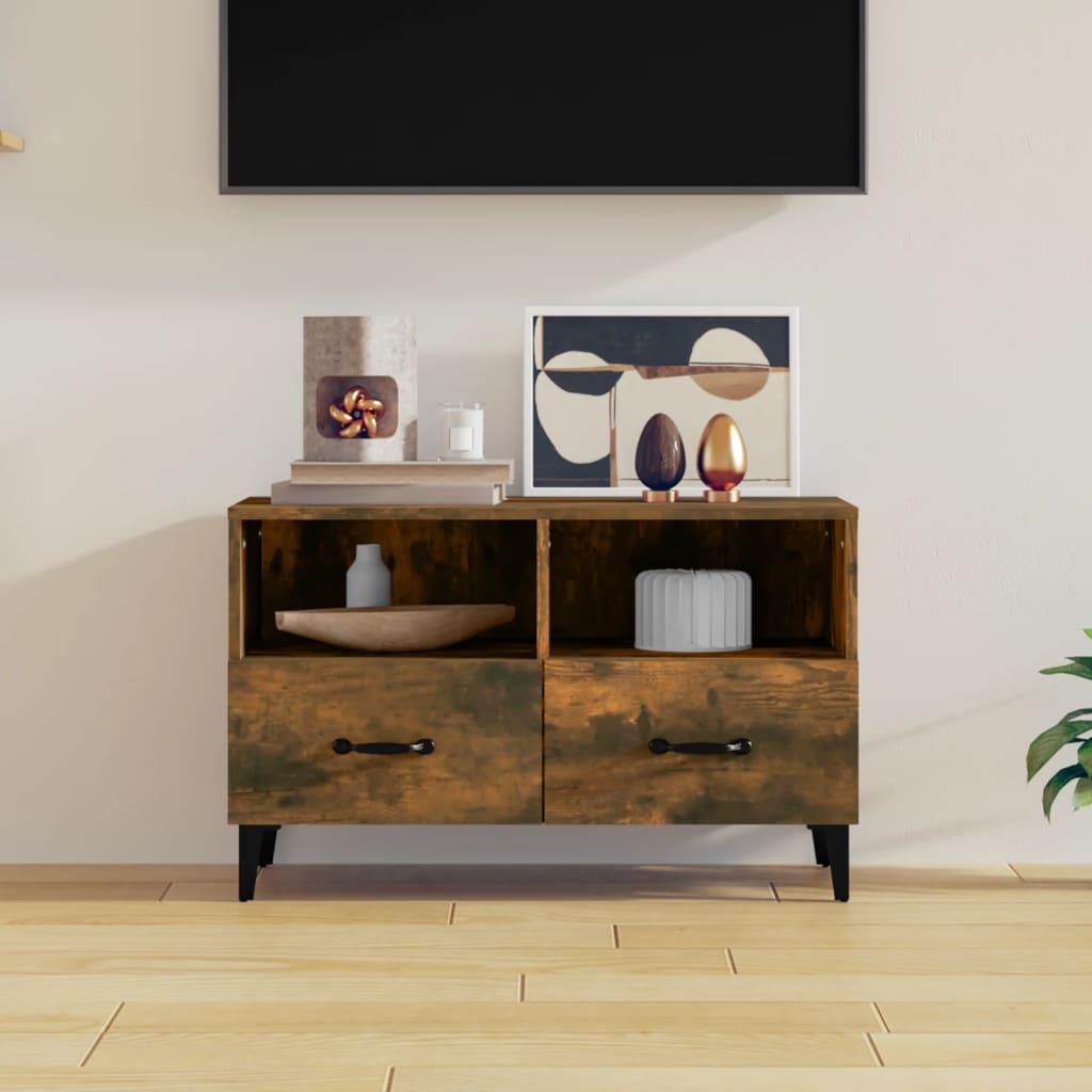 Tv Skříňka 80 X 36 X 50 Cm Kompozitní Dřevo