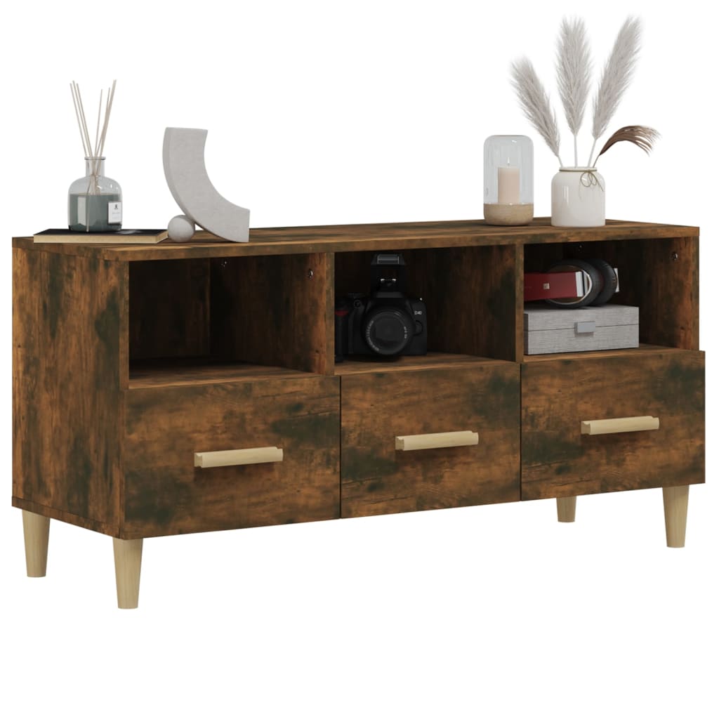 Tv Skříňka 102 X 36 X 50 Cm Kompozitní Dřevo