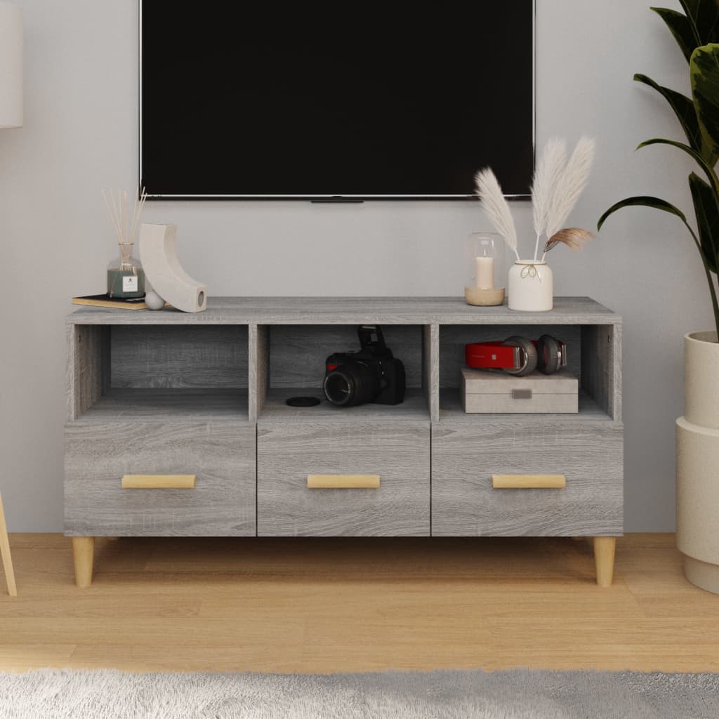 Tv Skříňka 102 X 36 X 50 Cm Kompozitní Dřevo