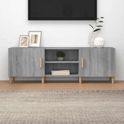 Tv Skříňka Šedá Sonoma 150 X 30 X 50 Cm Kompozitní Dřevo