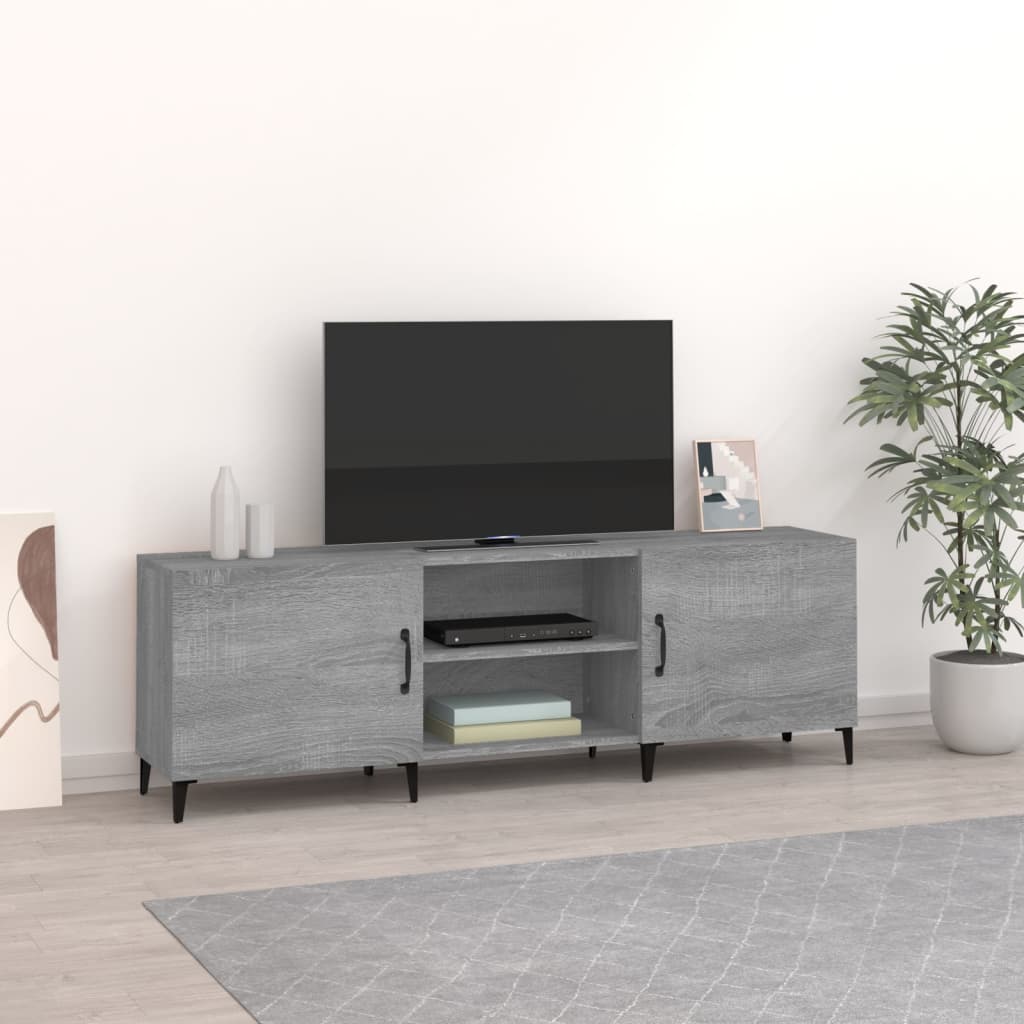 Tv Skříňka Betonově Šedá 150 X 30 X 50 Cm Kompozitní Dřevo