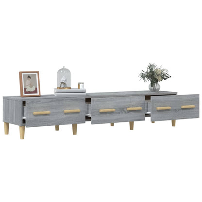 Tv Skříňka Šedá Sonoma 150 X 34,5 X 30 Cm Kompozitní Dřevo