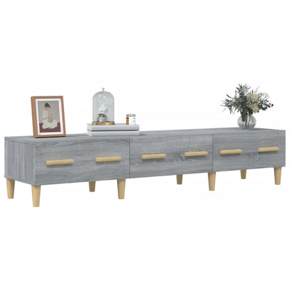 Tv Skříňka Šedá Sonoma 150 X 34,5 X 30 Cm Kompozitní Dřevo