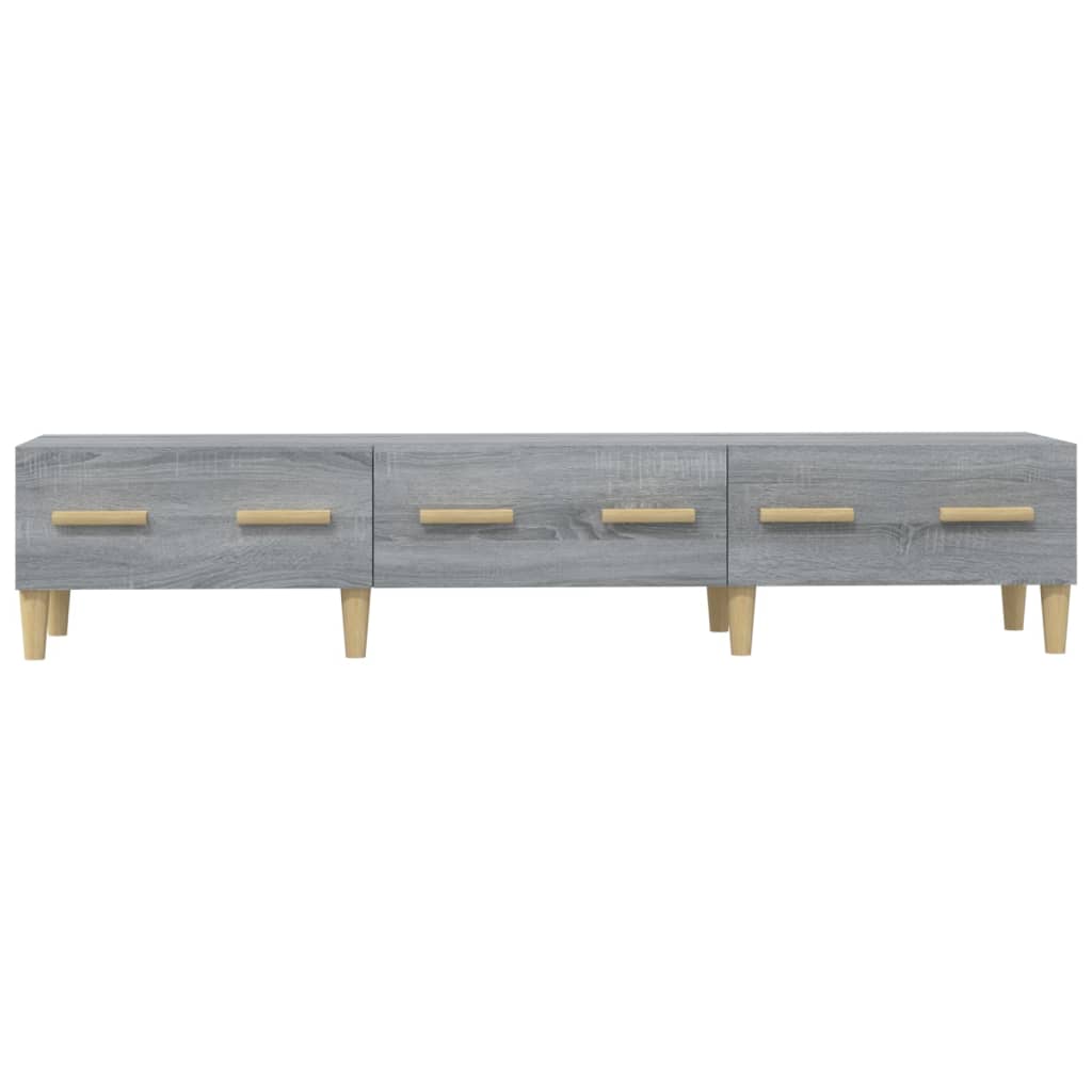 Tv Skříňka Šedá Sonoma 150 X 34,5 X 30 Cm Kompozitní Dřevo