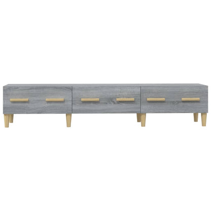 Tv Skříňka Šedá Sonoma 150 X 34,5 X 30 Cm Kompozitní Dřevo