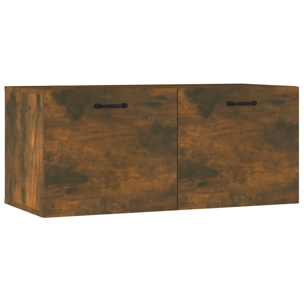 Nástěnná Skříňka Kouřový Dub 80 X 35 X 36,5 Cm Kompozitní Dřevo