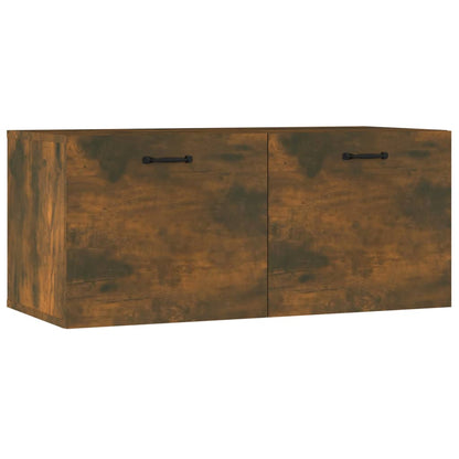 Nástěnná Skříňka Kouřový Dub 80 X 35 X 36,5 Cm Kompozitní Dřevo