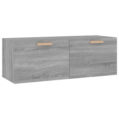 Nástěnná Skříňka Šedá Sonoma 100X36,5X35 Cm Kompozitní Dřevo