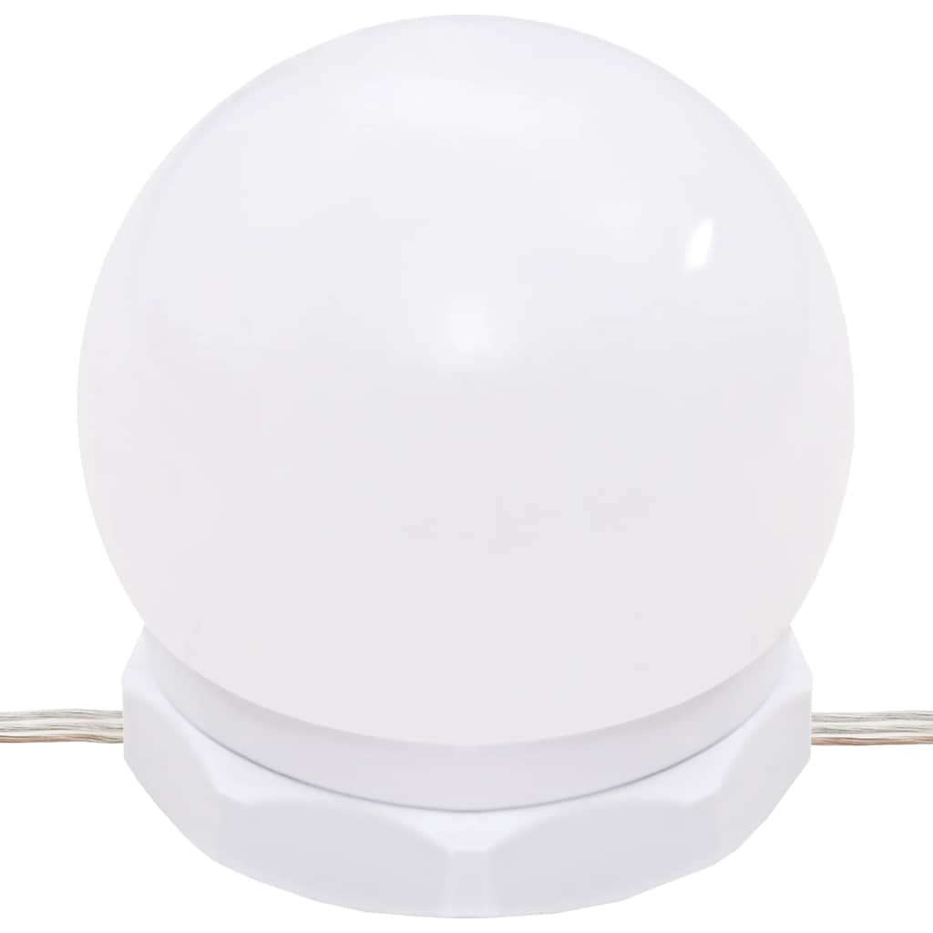 Toaletní Stolek S Led 96 X 40 X 142 Cm