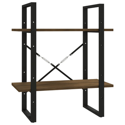 2Patrová Knihovna 60 X 30 X Hnědý Dub