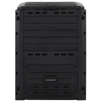 Zahradní Kompostér Černý 280 L Polypropylen